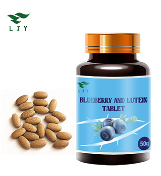 Buleberry and lutein tablets