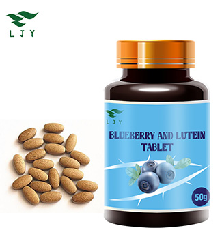 Buleberry and lutein tablets